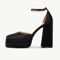 RAID Aamira Platform Heel In Black -Chic Shoes Shop aamira mirror