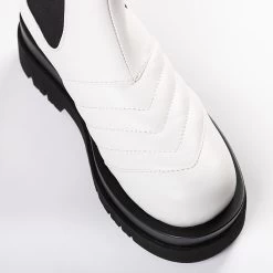 RAID Adalee Ankle Boot In White -Chic Shoes Shop adalee white 3