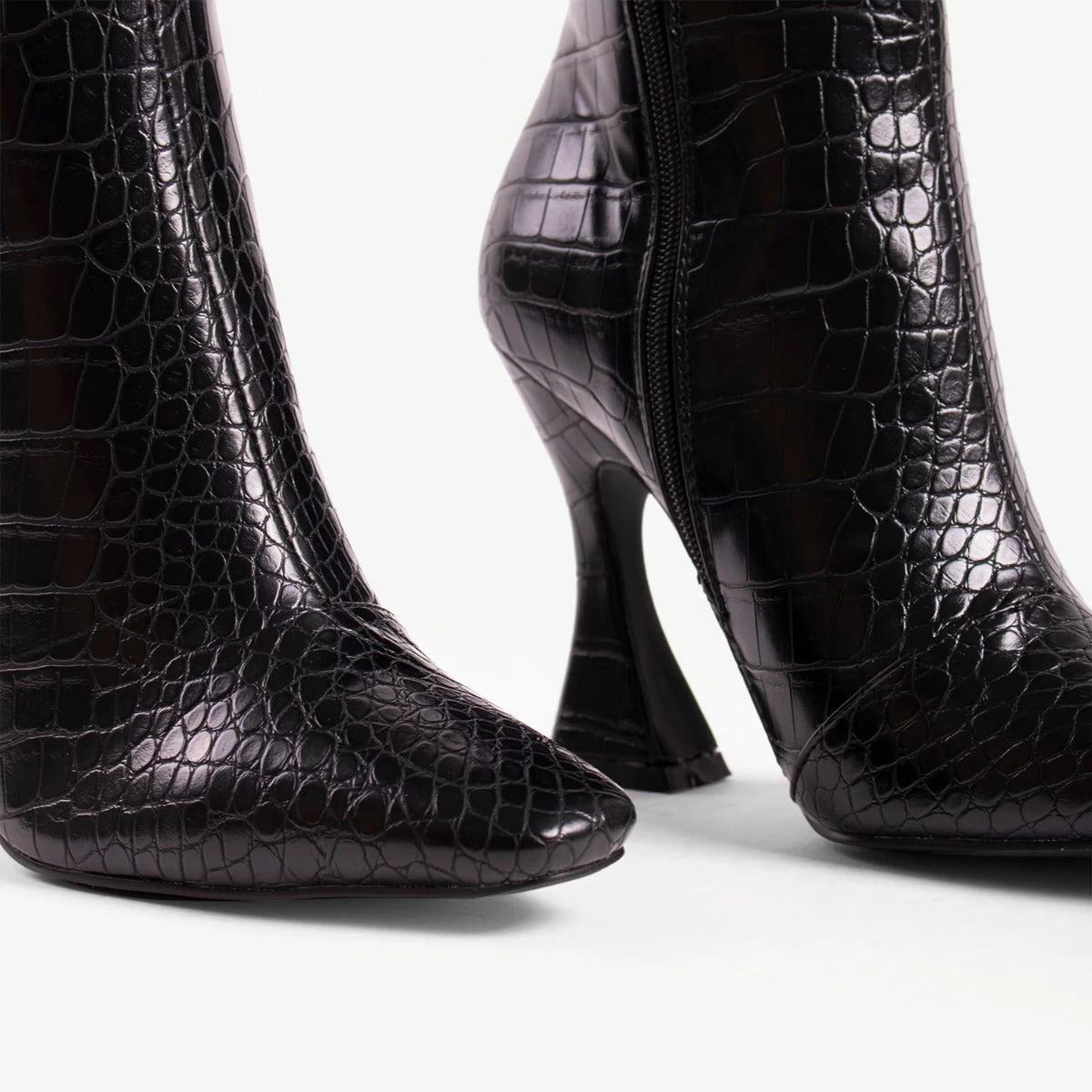 RAID Angelique Long Boot In Black Croc 7 RAID Angelique Long Boot In Black Croc - Image 5