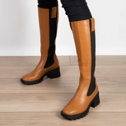 RAID Annabel Long Boot In Tan -Chic Shoes Shop annabel tan 3