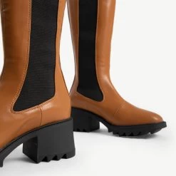 RAID Annabel Long Boot In Tan -Chic Shoes Shop annabel tan 6