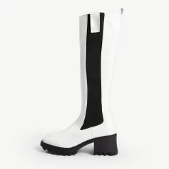 RAID Annabel Long Boot In White 10 RAID Annabel Long Boot In White -Chic Shoes Shop annabel white 1