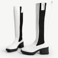 RAID Annabel Long Boot In White 12 RAID Annabel Long Boot In White -Chic Shoes Shop annabel white 5