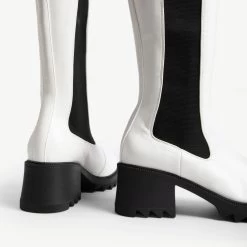 RAID Annabel Long Boot In White 13 RAID Annabel Long Boot In White -Chic Shoes Shop annabel white 6
