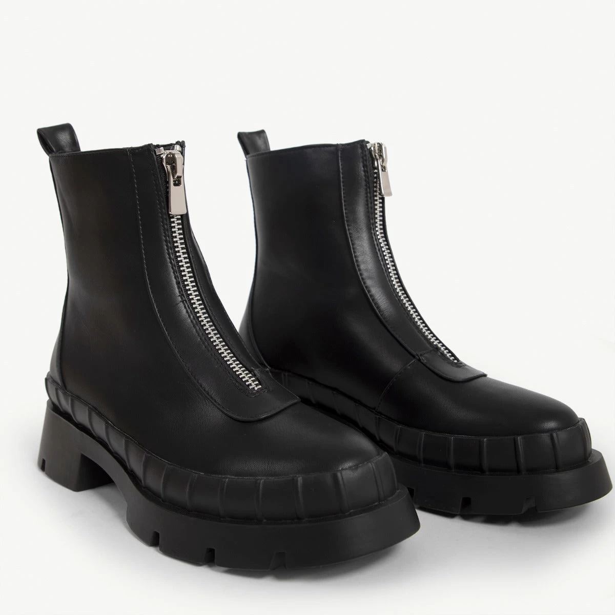 RAID Annya Chunky Ankle Boot In Black 8 RAID Annya Chunky Ankle Boot In Black - Image 6