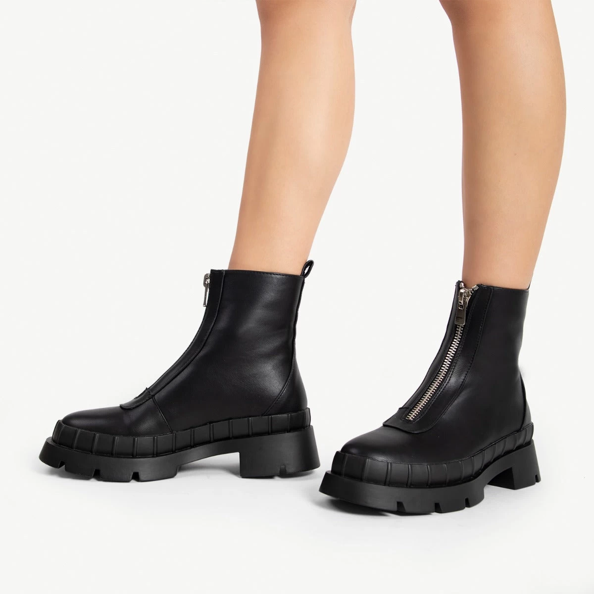 RAID Annya Chunky Ankle Boot In Black 4 RAID Annya Chunky Ankle Boot In Black - Image 2