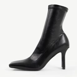 RAID Berinice Ankle Sock Boot In Black -Chic Shoes Shop berinice black 1
