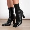 RAID Berinice Ankle Sock Boot In Black -Chic Shoes Shop berinice black 2