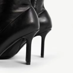 RAID Berinice Ankle Sock Boot In Black -Chic Shoes Shop berinice black 6