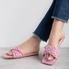 RAID Breezy Flat Mule In Pink -Chic Shoes Shop breezy pink 3