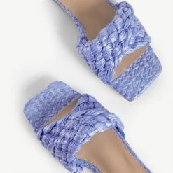 RAID Breezy Flat Mule In Purple -Chic Shoes Shop breezy purple 6
