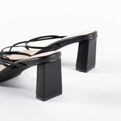 RAID Brioni Heeled Sandal In Black 12 RAID Brioni Heeled Sandal In Black -Chic Shoes Shop brioni black 3