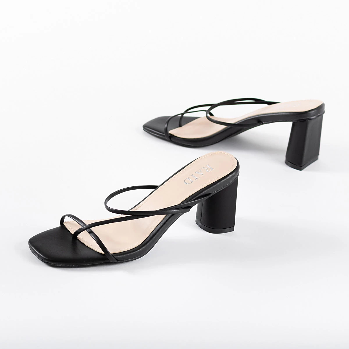 RAID Brioni Heeled Sandal In Black 4 RAID Brioni Heeled Sandal In Black - Image 2