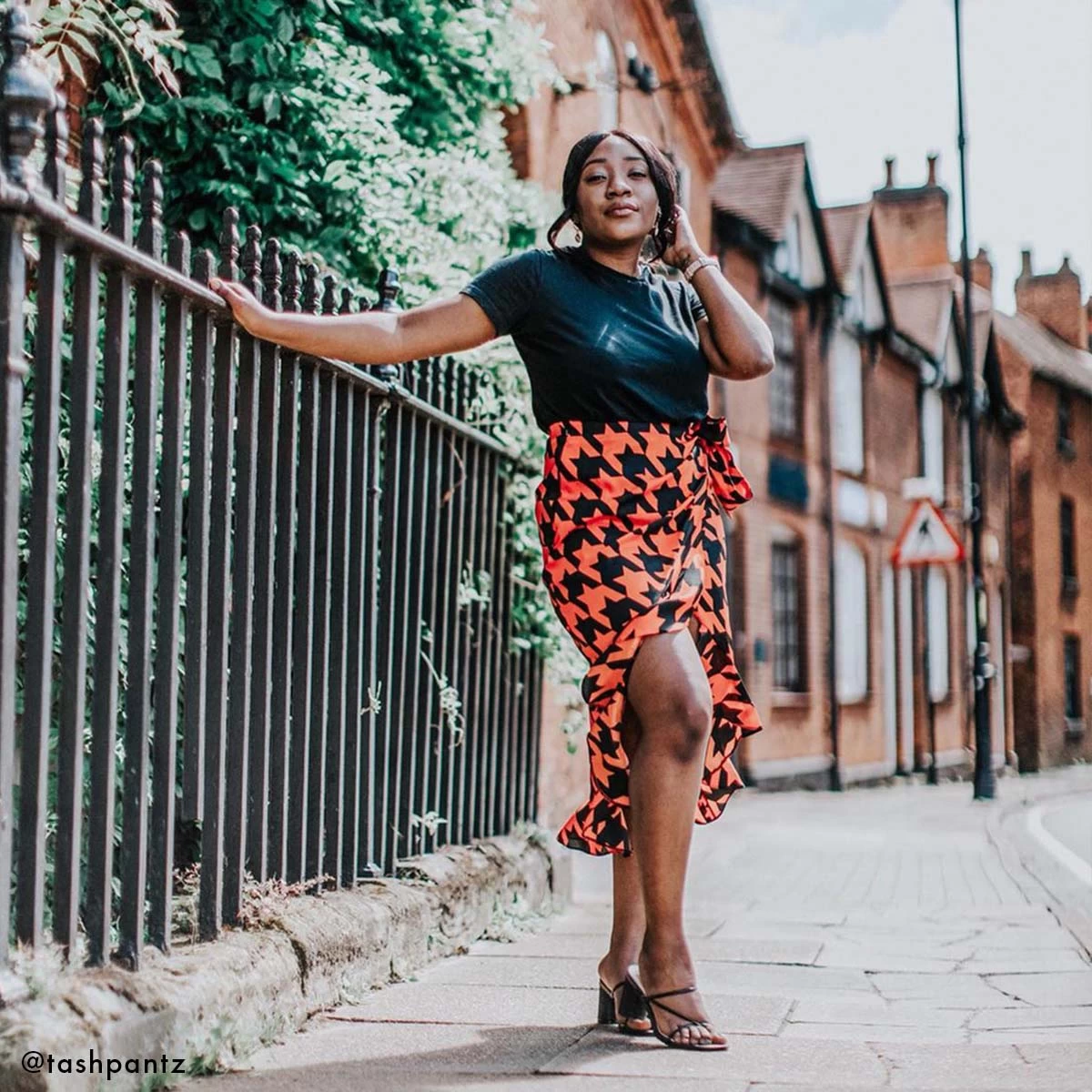 RAID Brioni Heeled Sandal In Black 6 RAID Brioni Heeled Sandal In Black - Image 4