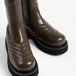 RAID Davina Chunky Long Boot In Khaki 11 RAID Davina Chunky Long Boot In Khaki -Chic Shoes Shop davina khaki 5