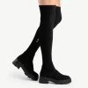 RAID Delia Over The Knee Boot In Black Suede 1 RAID Delia Over The Knee Boot In Black Suede -Chic Shoes Shop delia black suede 3
