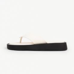 RAID Dornea Chunky Sandal In Cream -Chic Shoes Shop dornea cream 1