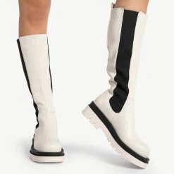 RAID Drellah Long Boot In Ecru 11 RAID Drellah Long Boot In Ecru -Chic Shoes Shop drellah ecru 3