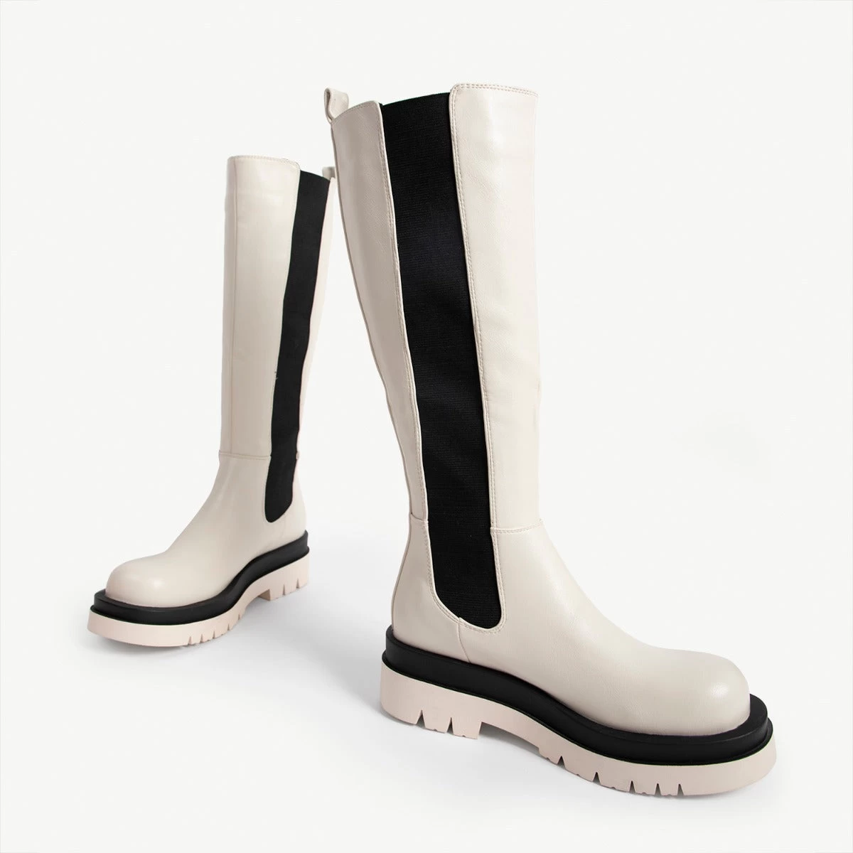 RAID Drellah Long Boot In Ecru 7 RAID Drellah Long Boot In Ecru - Image 5