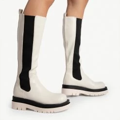 RAID Drellah Long Boot In Ecru 10 RAID Drellah Long Boot In Ecru -Chic Shoes Shop drellah ecru 5