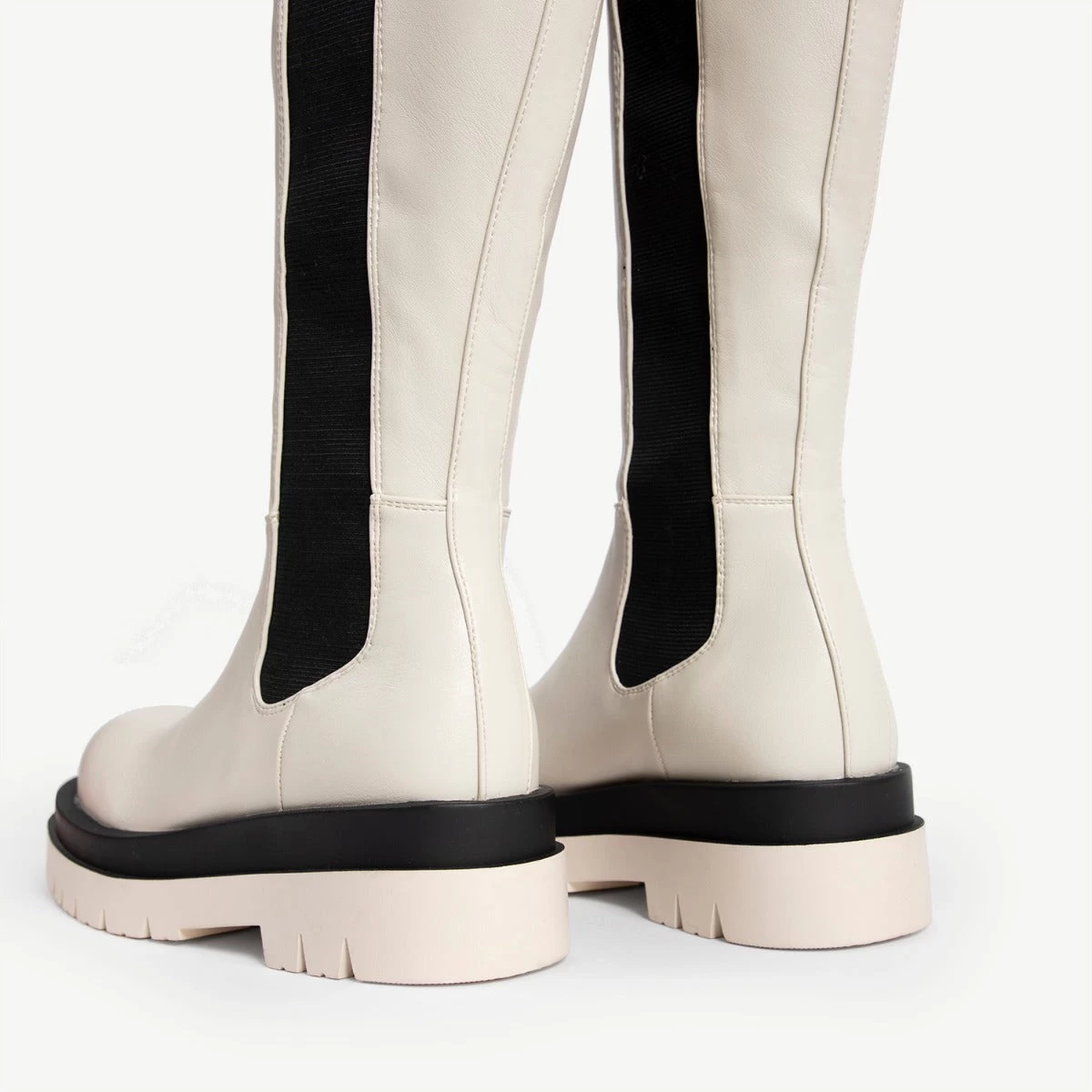 RAID Drellah Long Boot In Ecru 8 RAID Drellah Long Boot In Ecru - Image 6