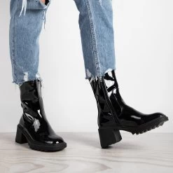 RAID Ennis Ankle Boot In Black -Chic Shoes Shop ennis black 3