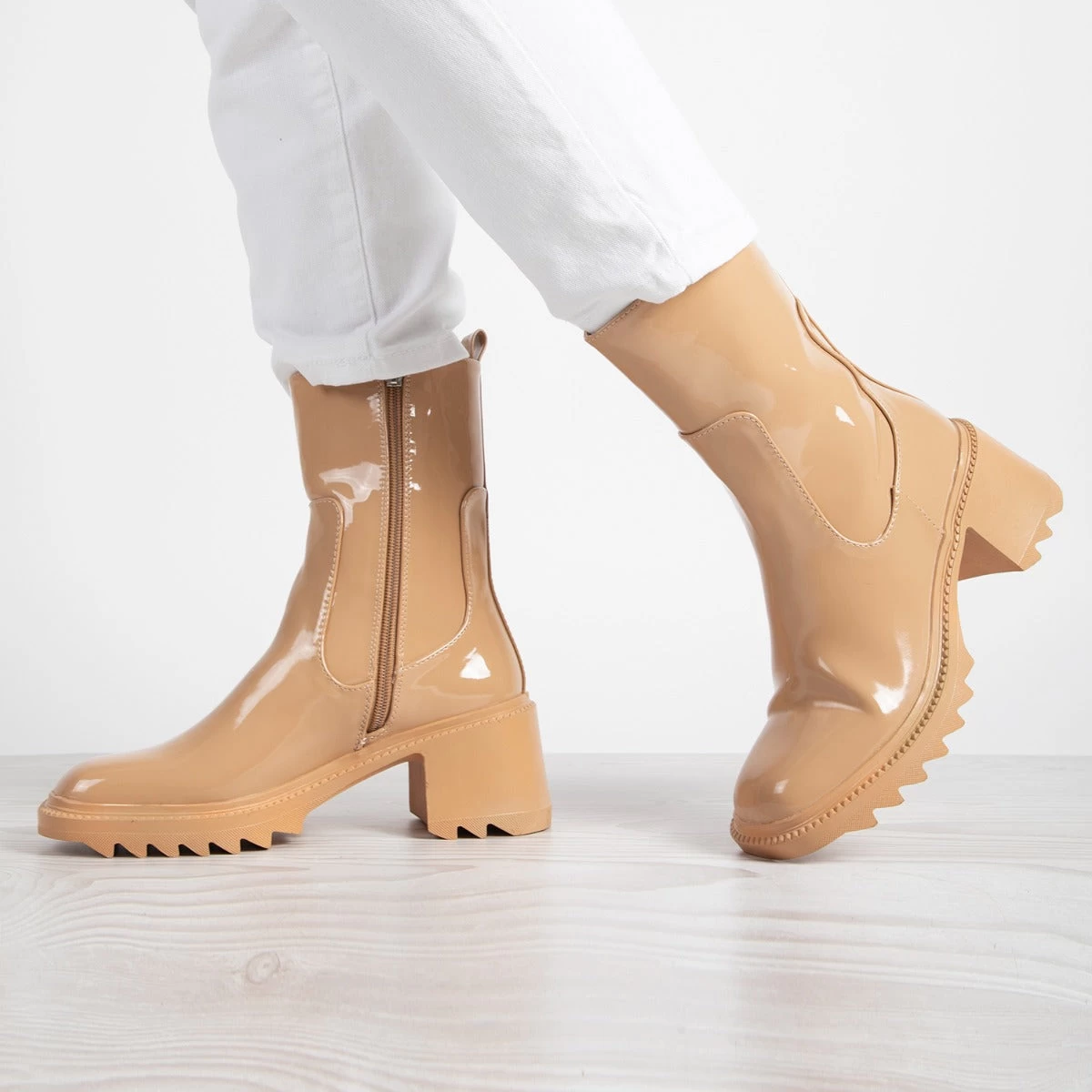 RAID Ennis Ankle Boot In Nude 4 RAID Ennis Ankle Boot In Nude - Image 2