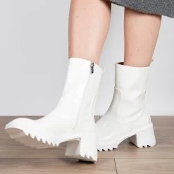 RAID Ennis Ankle Boot In White 13 RAID Ennis Ankle Boot In White -Chic Shoes Shop ennis white 7