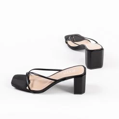 RAID Freddy Heeled Mule In Black -Chic Shoes Shop freddy black 2