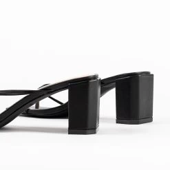 RAID Freddy Heeled Mule In Black -Chic Shoes Shop freddy black 3