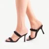 RAID Gemma Heeled Mule In Black -Chic Shoes Shop gemma black 6