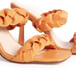 RAID Gemma Heeled Mule In Tangerine -Chic Shoes Shop gemma tangerine 4