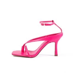 RAID Meeka Square Toe Post Sandal In Pink -Chic Shoes Shop img 6071