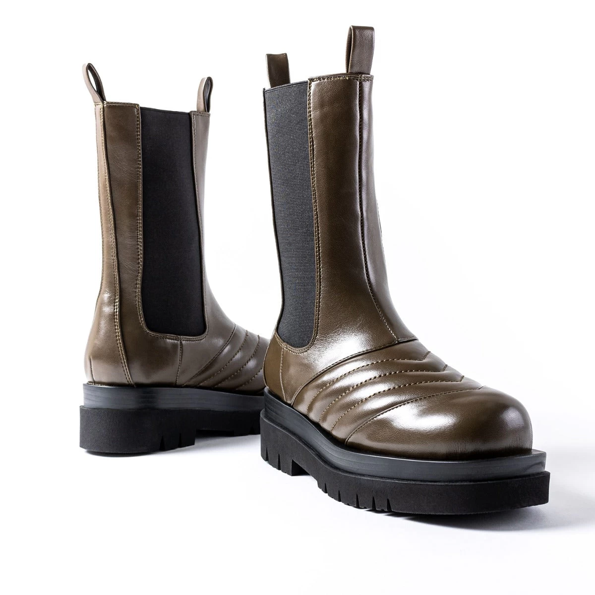 RAID Adalee Ankle Boot In Khaki 4 RAID Adalee Ankle Boot In Khaki - Image 2