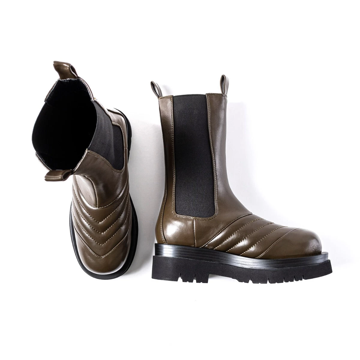 RAID Adalee Ankle Boot In Khaki 3 RAID Adalee Ankle Boot In Khaki