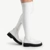 RAID Jade Over The Knee Boot In White 2 RAID Jade Over The Knee Boot In White -Chic Shoes Shop jade off white 3