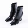 RAID Kate Ankle Boot In Black Croc -Chic Shoes Shop kate black 2