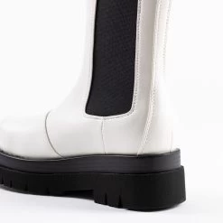 RAID Kendall Ankle Boot In White -Chic Shoes Shop kendall white 4