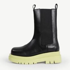 RAID Kendall Ankle Boot In Green -Chic Shoes Shop kendall black green 1