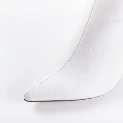 RAID Kenia Long Boot In White -Chic Shoes Shop kenia white 3