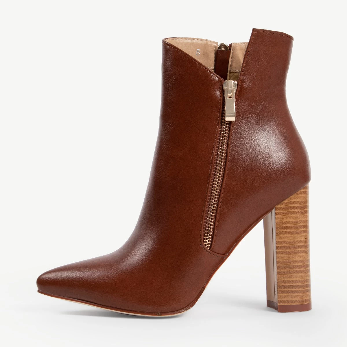 RAID Keyla Ankle Boot In Tan 5 RAID Keyla Ankle Boot In Tan - Image 3
