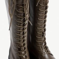 RAID Kinetic Lace Up Boot In Khaki 11 RAID Kinetic Lace Up Boot In Khaki -Chic Shoes Shop kinetic khaki 5