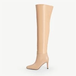 RAID Kulture Long Boot In Beige 11 RAID Kulture Long Boot In Beige -Chic Shoes Shop kulture beige 1