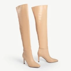 RAID Kulture Long Boot In Beige 12 RAID Kulture Long Boot In Beige -Chic Shoes Shop kulture beige 5