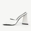 BEBO Kyrah Heeled Mule In White