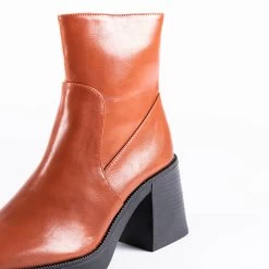 RAID Lexus Chunky Boot In Brown -Chic Shoes Shop lexus brown 3