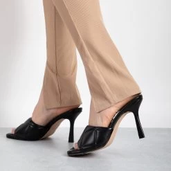 RAID Magick Heeled Mule In Black 10 RAID Magick Heeled Mule In Black -Chic Shoes Shop magic black 4