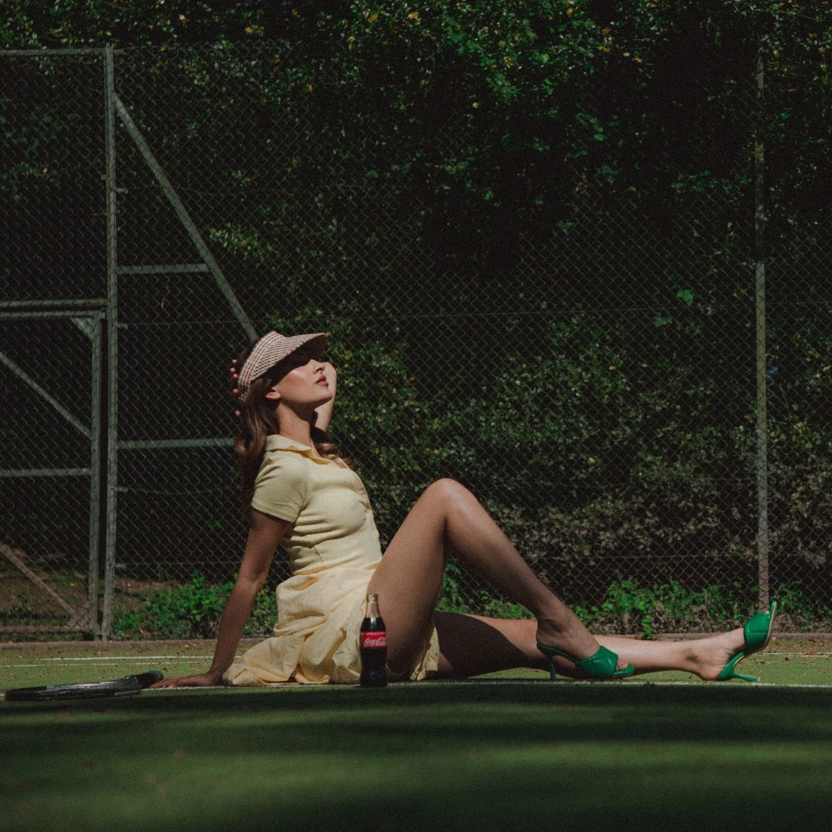 RAID Magick Heeled Mule In Green 4 RAID Magick Heeled Mule In Green - Image 2