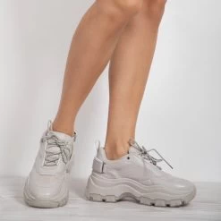 RAID Malibu Chunky Trainer In Grey 13 RAID Malibu Chunky Trainer In Grey -Chic Shoes Shop malibu gray 4