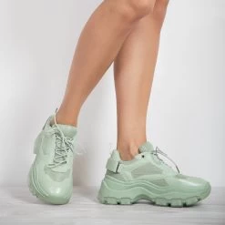 RAID Malibu Chunky Trainer In Mint 13 RAID Malibu Chunky Trainer In Mint -Chic Shoes Shop malibu mint 4